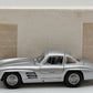 Franklin Mint 1954 1:24 Scale Silver Mercedes Benz 300 Gullwing SL Convertible EX/Box