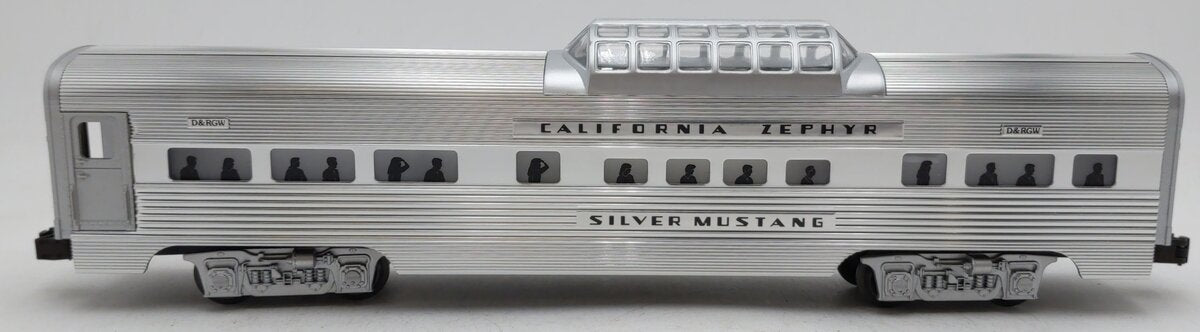 Lionel 6-19125 O Gauge California Zephyr "Silver Mustang" Vista Dome Car EX/Box