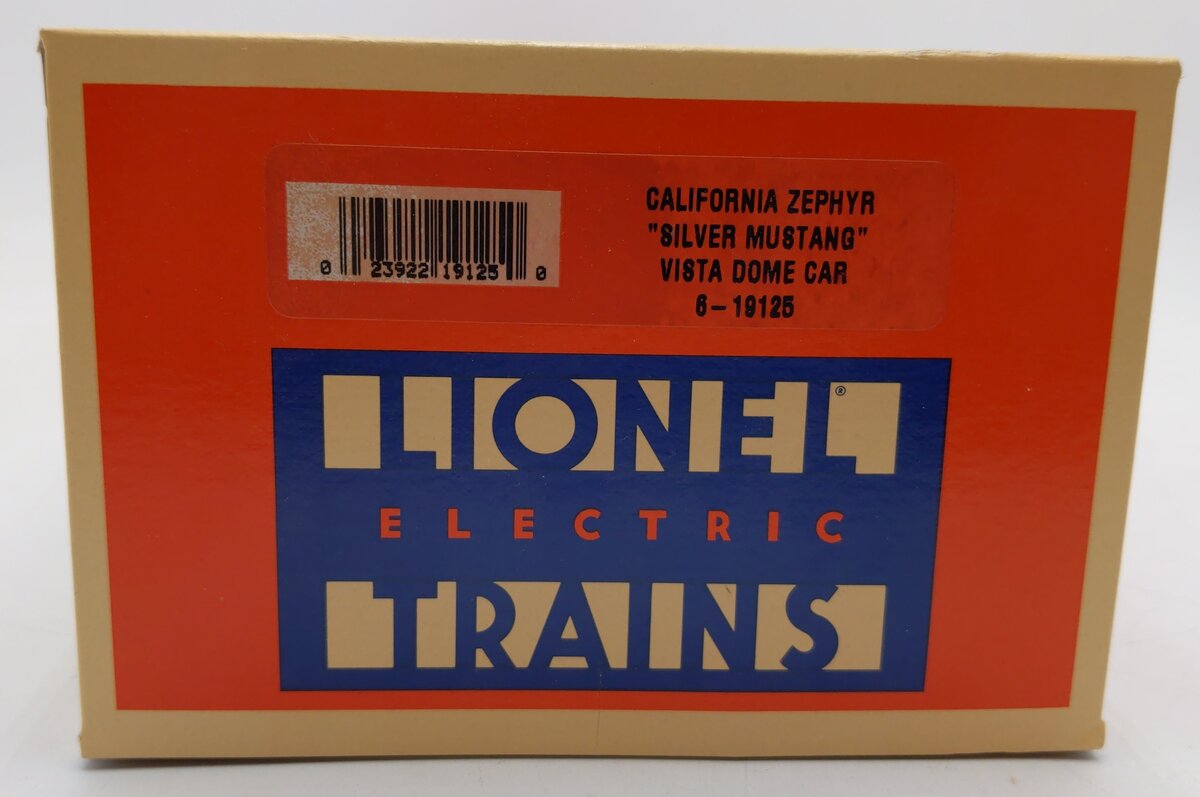 Lionel 6-19125 O Gauge California Zephyr 