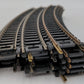 Atlas HO Scale Assorted Brass And Nickle 18" Curved Track Sections (18) VG
