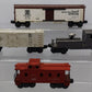Lionel O Gauge Assorted Freight Cars #3472,9869,6257,2420 [4] VG