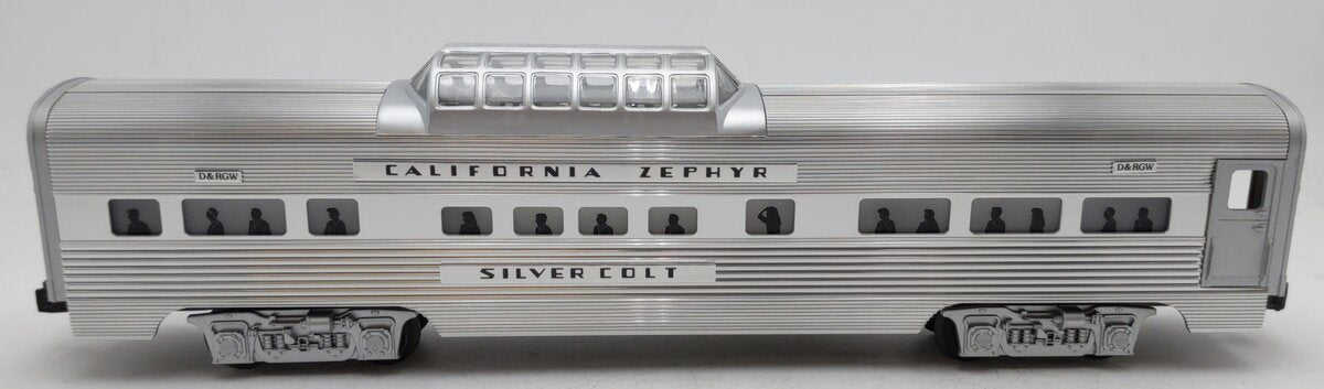 Lionel 6-19124 O Gauge California Zephyr Aluminum 
