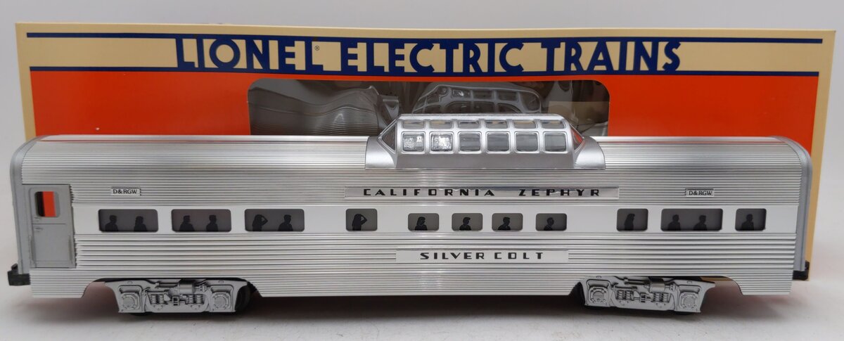 Lionel 6-19124 O Gauge California Zephyr Aluminum 