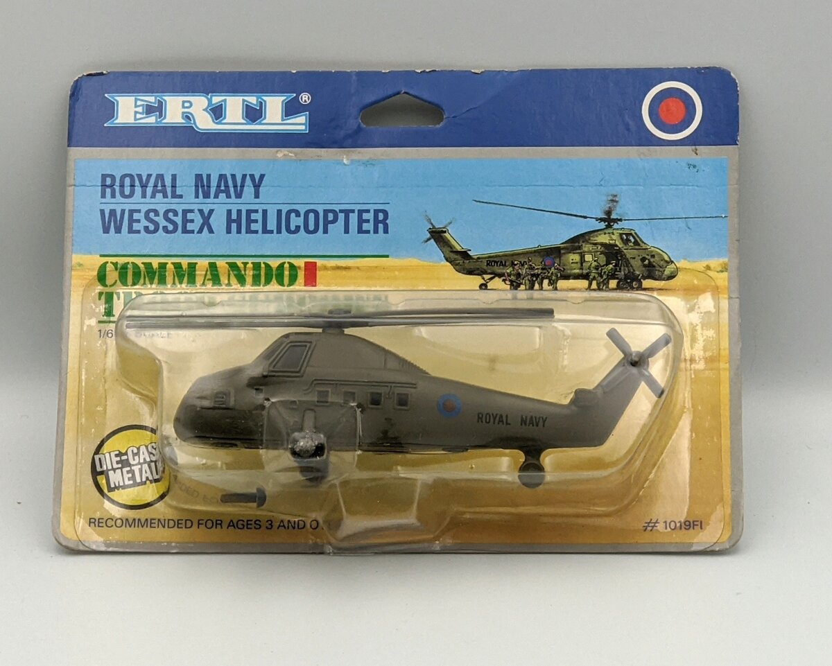 Ertl 1019 1:64 Die-Cast Royal Navy Wessex Helicopter MT/Box