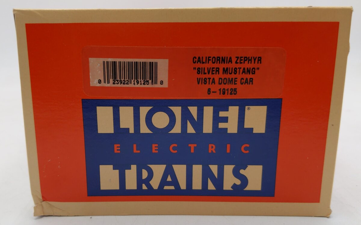 Lionel 6-19125 O Gauge California Zephyr 