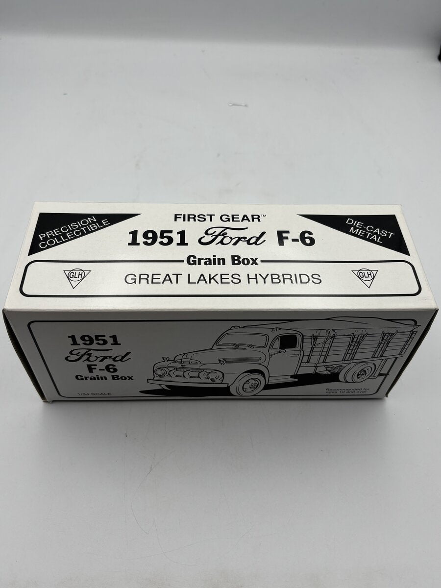 First Gear 10-0107 1:34 1951 Ford F-6 Grain Box Great Lakes Hybrids NIB