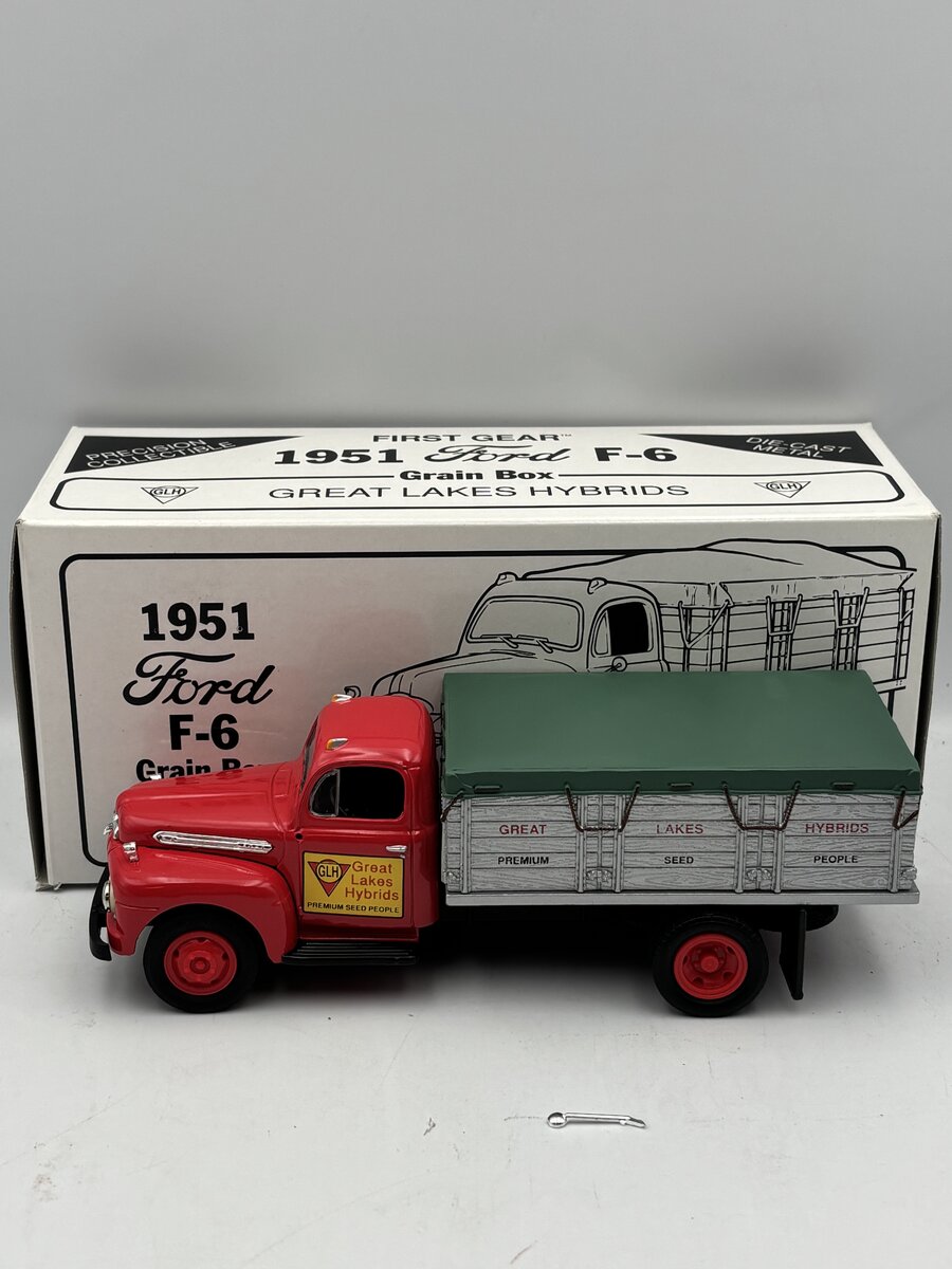 First Gear 10-0107 1:34 1951 Ford F-6 Grain Box Great Lakes Hybrids NIB