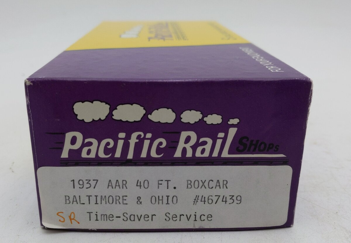 Pacific Rail 1937 S Scale Baltimore & Ohio Boxcar #467439 EX/Box
