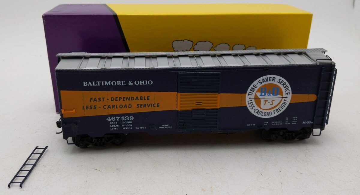 Pacific Rail 1937 S Scale Baltimore & Ohio Boxcar #467439 EX/Box
