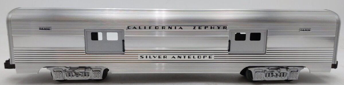 Lionel 6-19122 O Gauge California Zephyr "Silver Antelope" Aluminum Baggage Car EX/Box