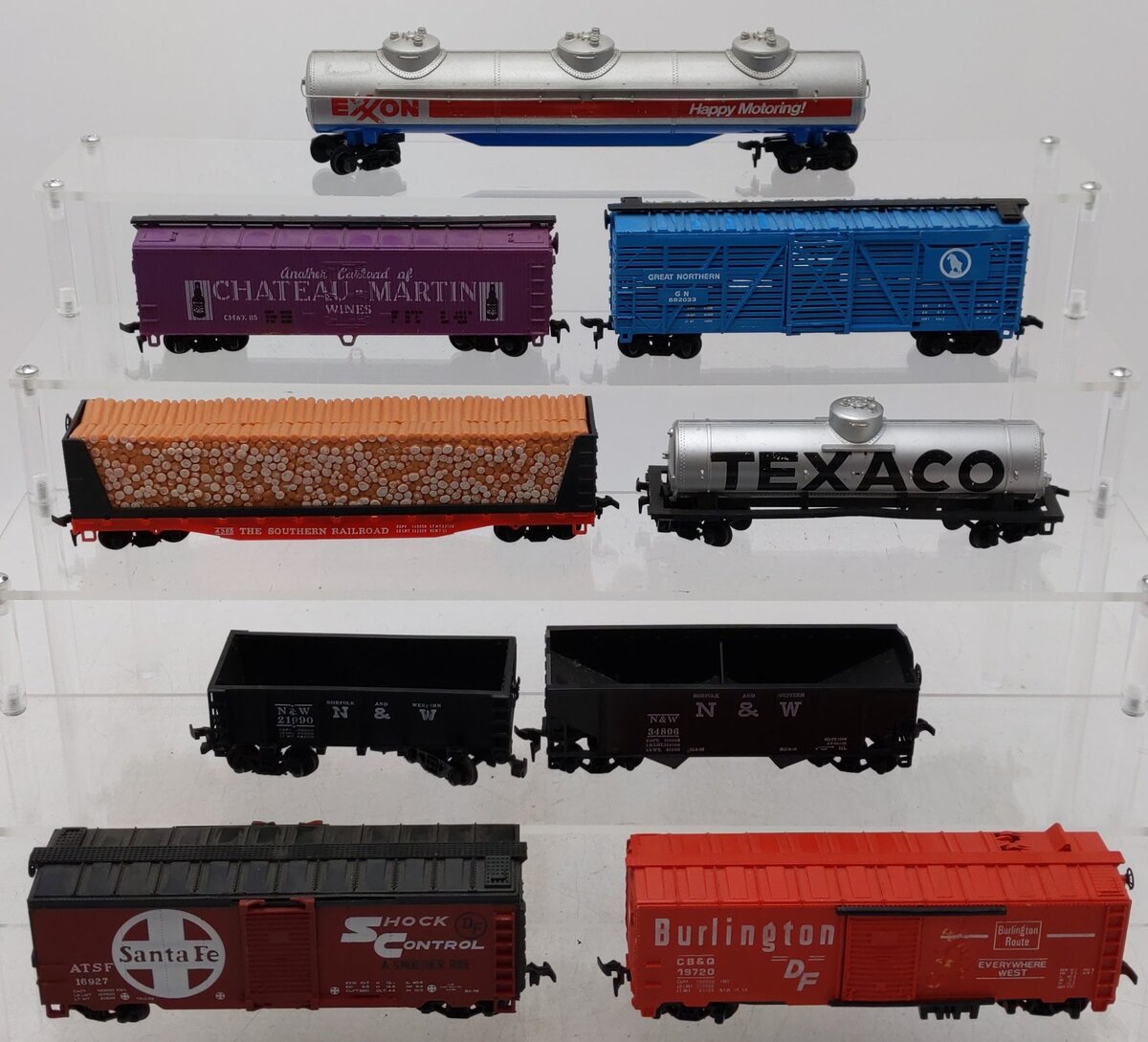 HO Scale Assorted Freight Cars [9] VG