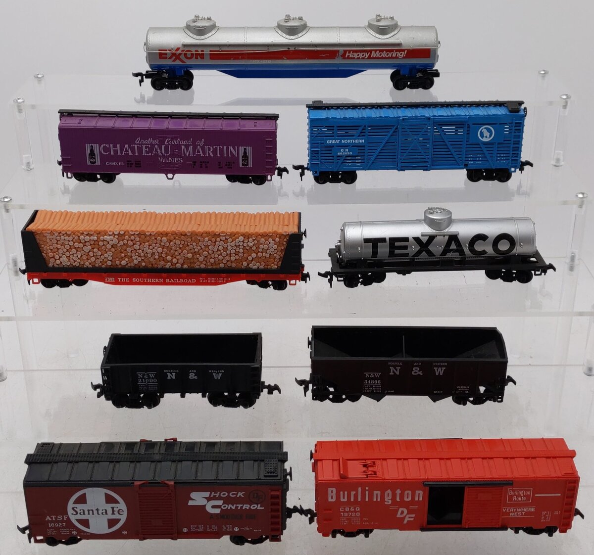 HO Scale Assorted Freight Cars [9] VG