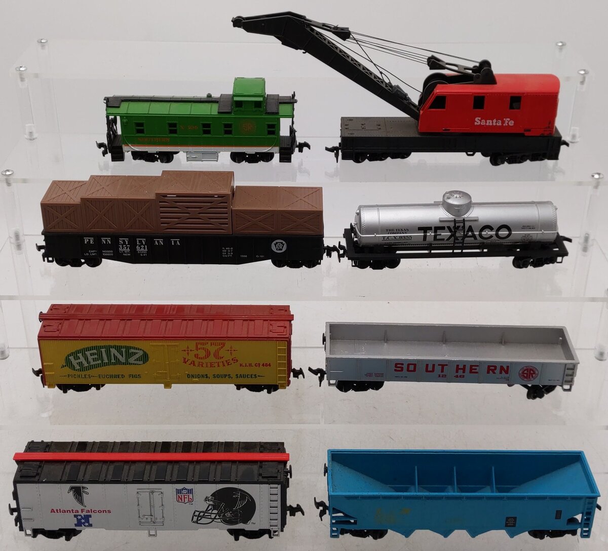 HO Scale Assorted Freight Cars [8] VG