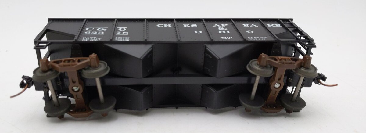 American Models 301 S Scale C&O 2-Bay Hopper #62378 LN/Box