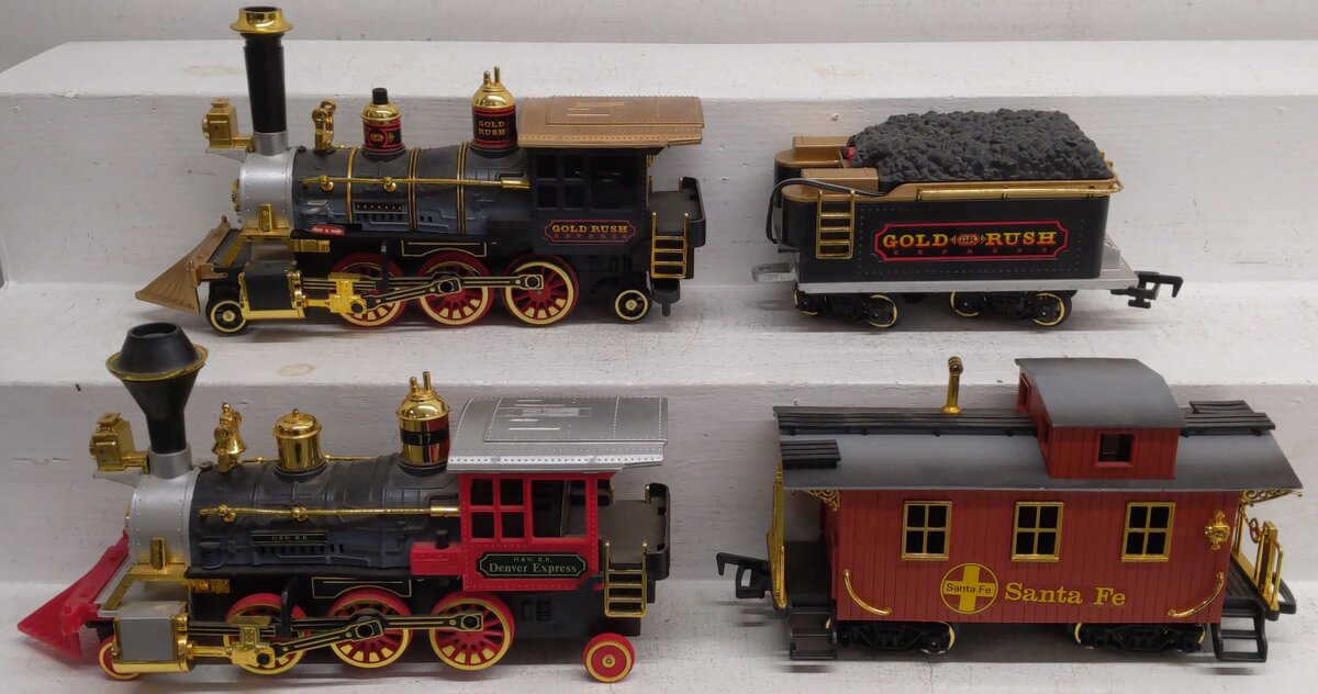G Scale Assorted Steam Locomotives w/ Tenders [4] EX