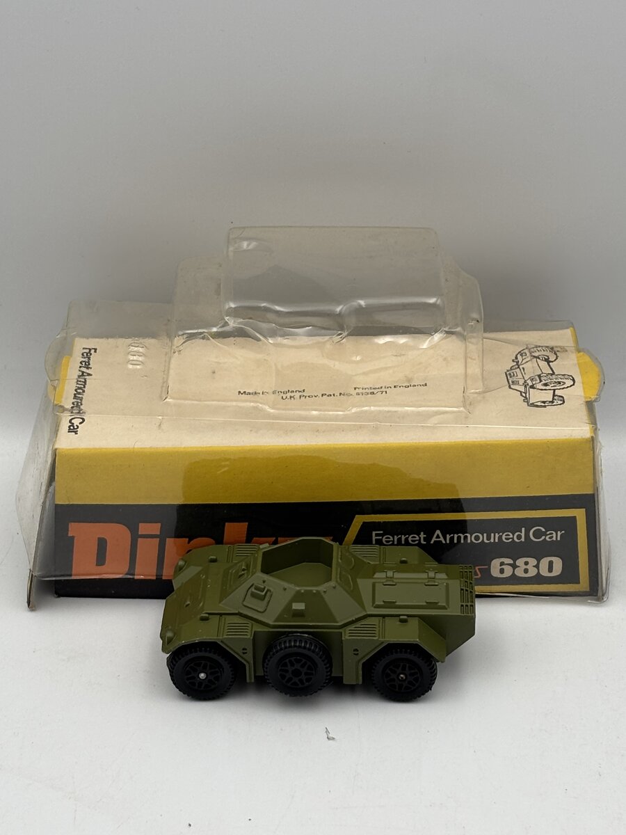 Dinky 680 1:43 Ferret Armored Car NIB