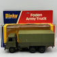 Dinky 668 1:50 Foden Army Truck EX/Box