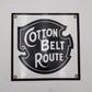 Cotton Belt Route Metal Sign LN