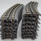 MTH 40-1042 O-42 RealTrax Curved Section W/ Hollow Nickel Silver Rails (15) VG
