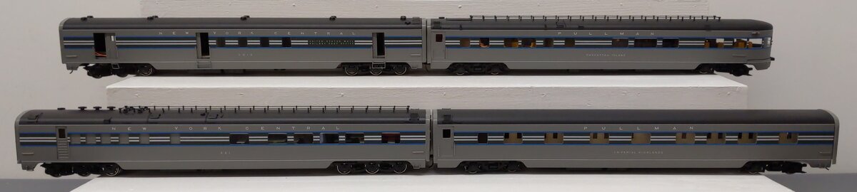 Golden Gate Depot O NYC Aluminum Limited Passenger Car Set (Set of 4) - 2-Rail EX/Box