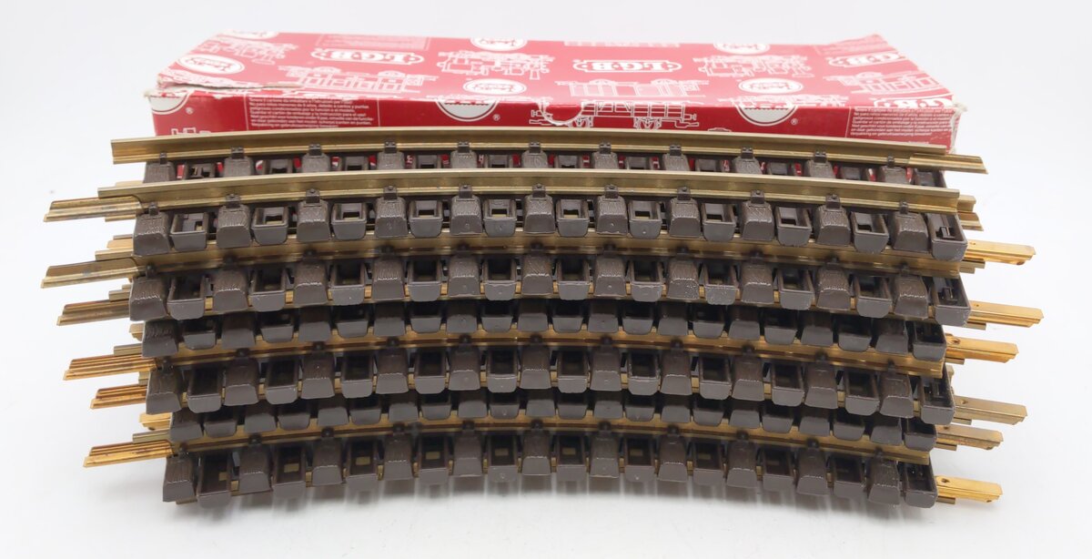 LGB 11000 G Scale R1 30 Degree Curved Track Sections (12) EX/Box