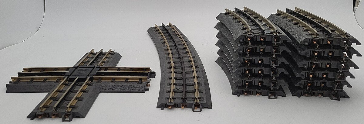 MTH O Gauge RealTrax Hollow Rail Assortment: 40-1010, 40-1006, 40-1022 [14] EX