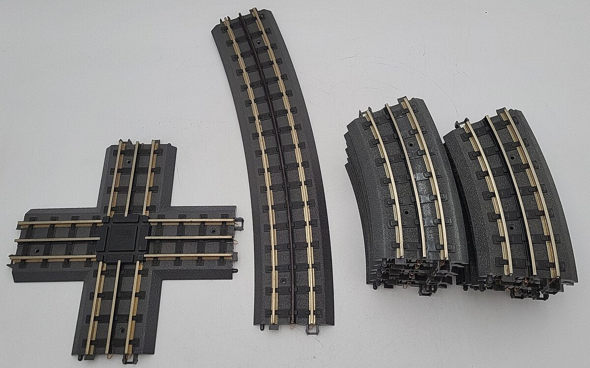 MTH O Gauge RealTrax Hollow Rail Assortment: 40-1010, 40-1006, 40-1022 [14] EX