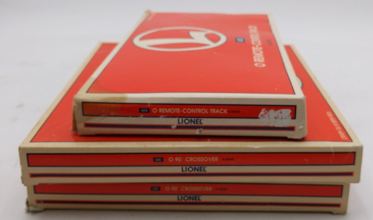 Lionel O Gauge Assorted Crossings and Remote Control Track Piece [3] VG/Box