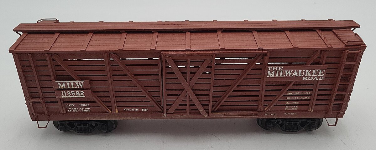 O Scale Milwaukee Road Boxcar #113592