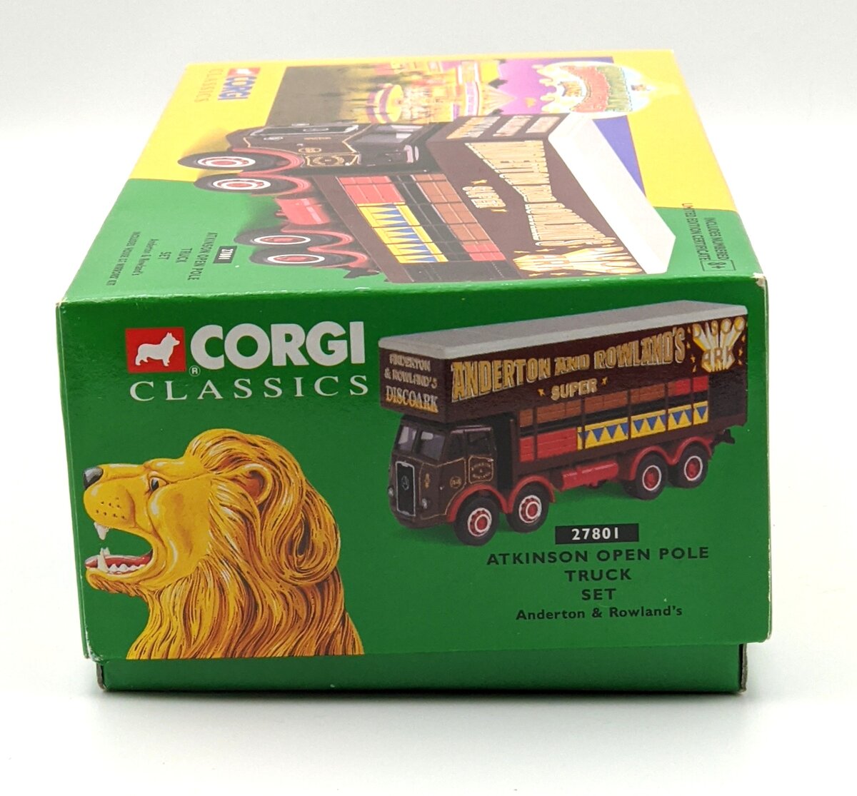 Corgi 2780 1:43 Showman's Circus House of Mirrors Atkinson Open Pole Truck Set MT/Box