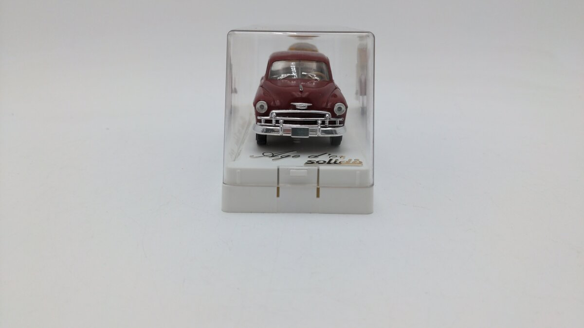 Solido 4508 1:43 Scale L'Age D'Or Red 1950 Chevrolet Sedan W/Plastic Case EX/Box