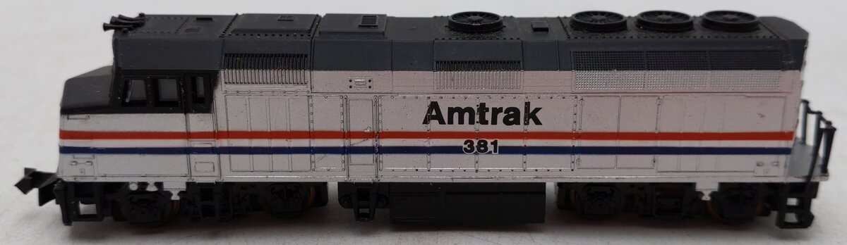 Life Like 7641 N Scale Amtrak F-40 Diesel Locomotive #381 EX