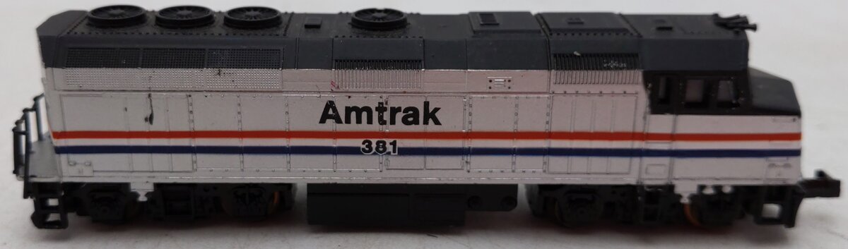 Life Like 7641 N Scale Amtrak F-40 Diesel Locomotive #381 EX