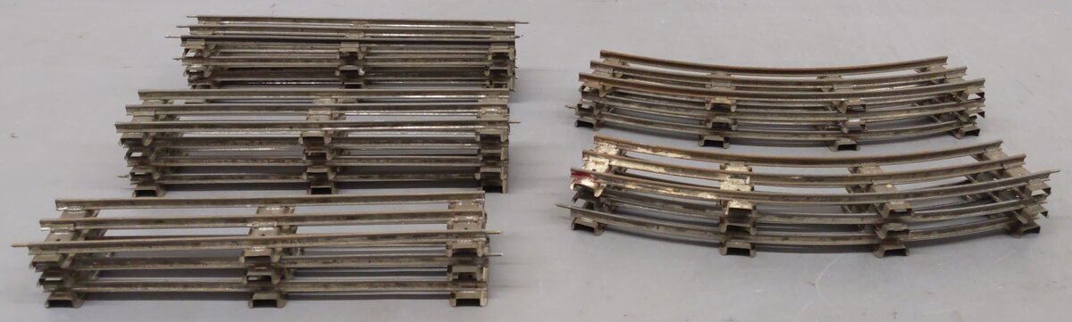 Lionel Vintage Standard Gauge Tubular Curved & Straight Track Sections [17]
