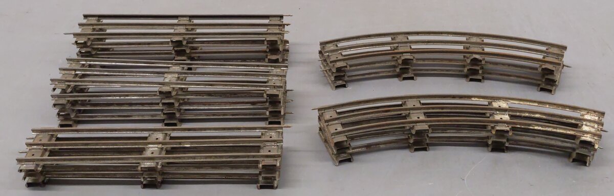 Lionel Vintage Standard Gauge Tubular Curved & Straight Track Sections [17]