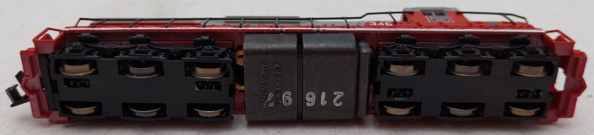 Life Like 7745 N Scale Burlington Route SD7 Powered Diesel Locomotive #346 EX