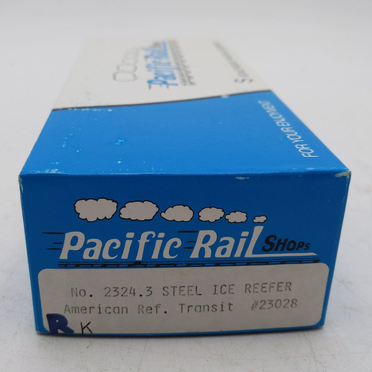 Pacific Rail 2324 S Gauge Steel Ice Refrigerator  Kit #23028 NIB