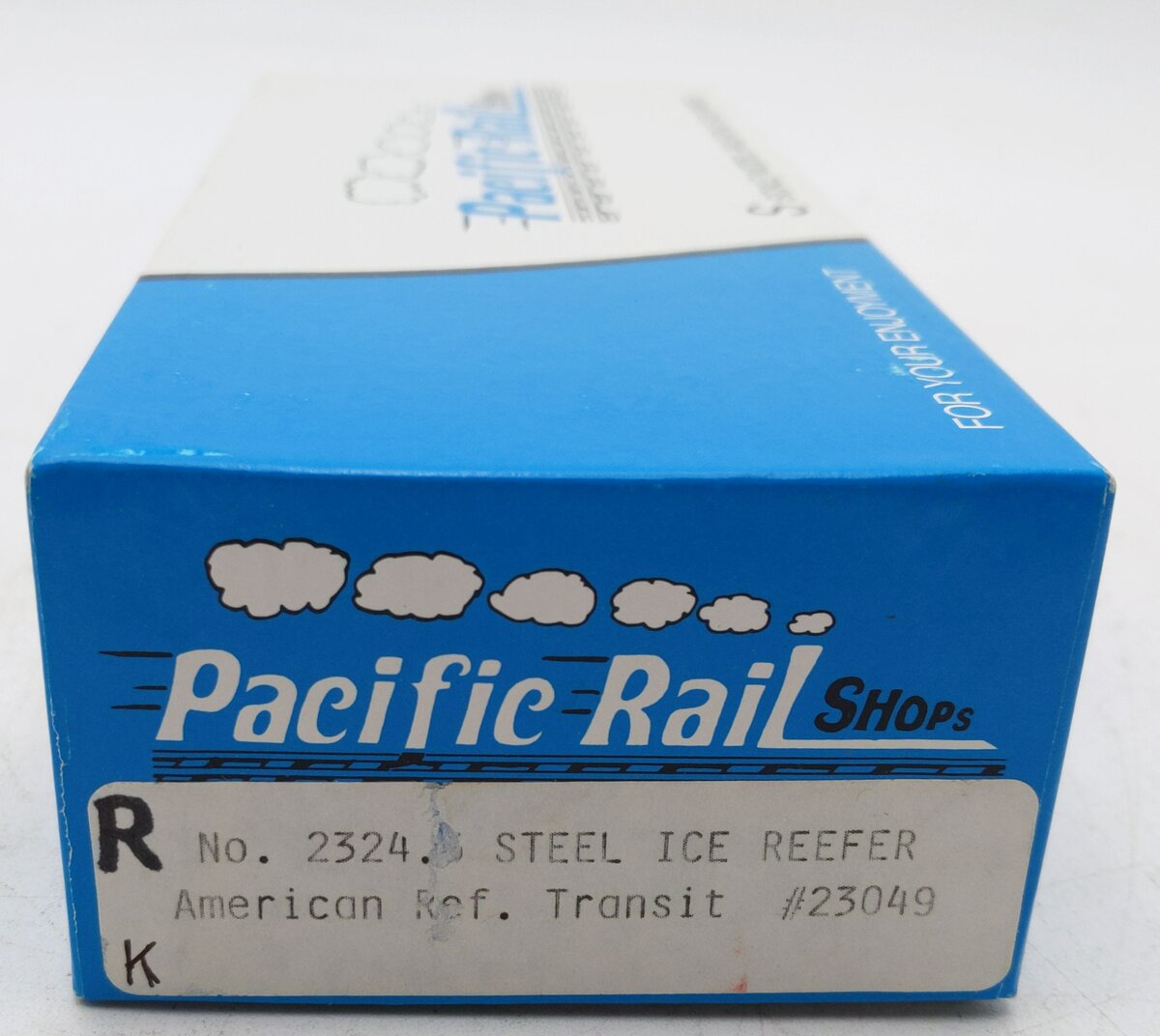 Pacific Rail 2324 S Gauge Steel Ice Refrigerator  Kit #23049 MT/Box