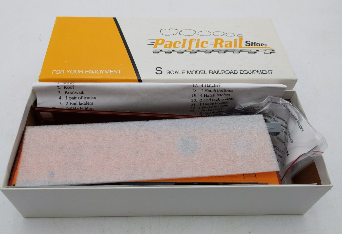 Pacific Rail 2303 S Gauge Steel Ice Refrigerator  Kit #46713 MT/Box
