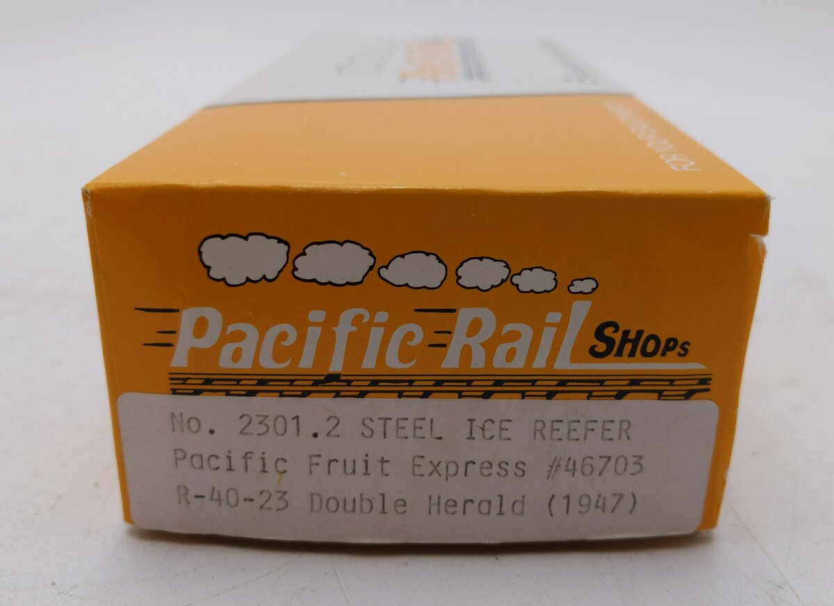 Pacific Rail 2301 S Gauge Steel Ice Refrigerator Kit #46703 MT/Box