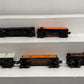 Lionel Vintage O Freight Cars: 3472, 6017, 6034, 6462 & 6465 [5] VG