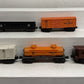 Lionel Vintage O Freight Cars: 3472, 6017, 6034, 6462 & 6465 [5] VG