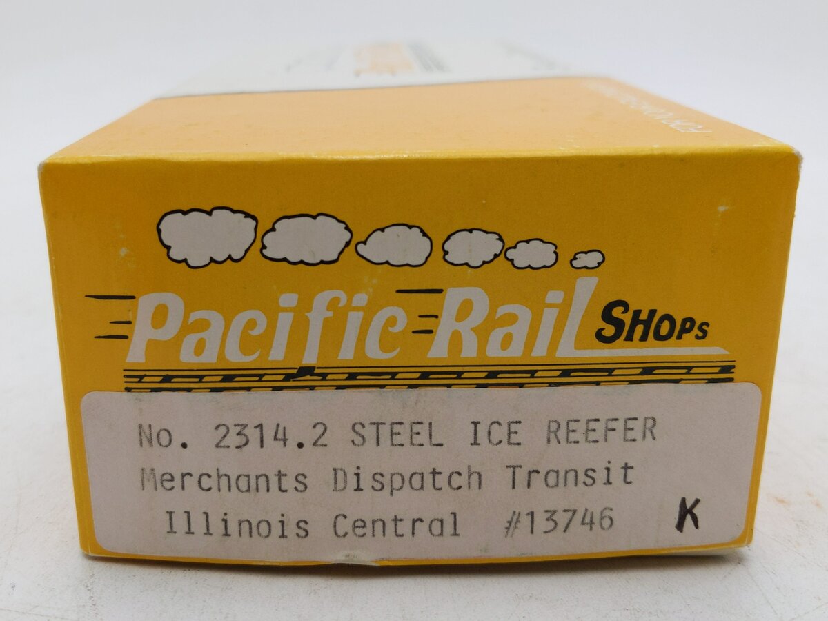 Pacific Rail 2314 S Gauge Steel Ice Refrigerator   Kit #13746 MT/Box