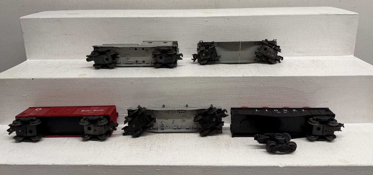 Lionel Vintage O Freight Cars: X6014, 6111, 6112, 6411 & 6419 [5] VG
