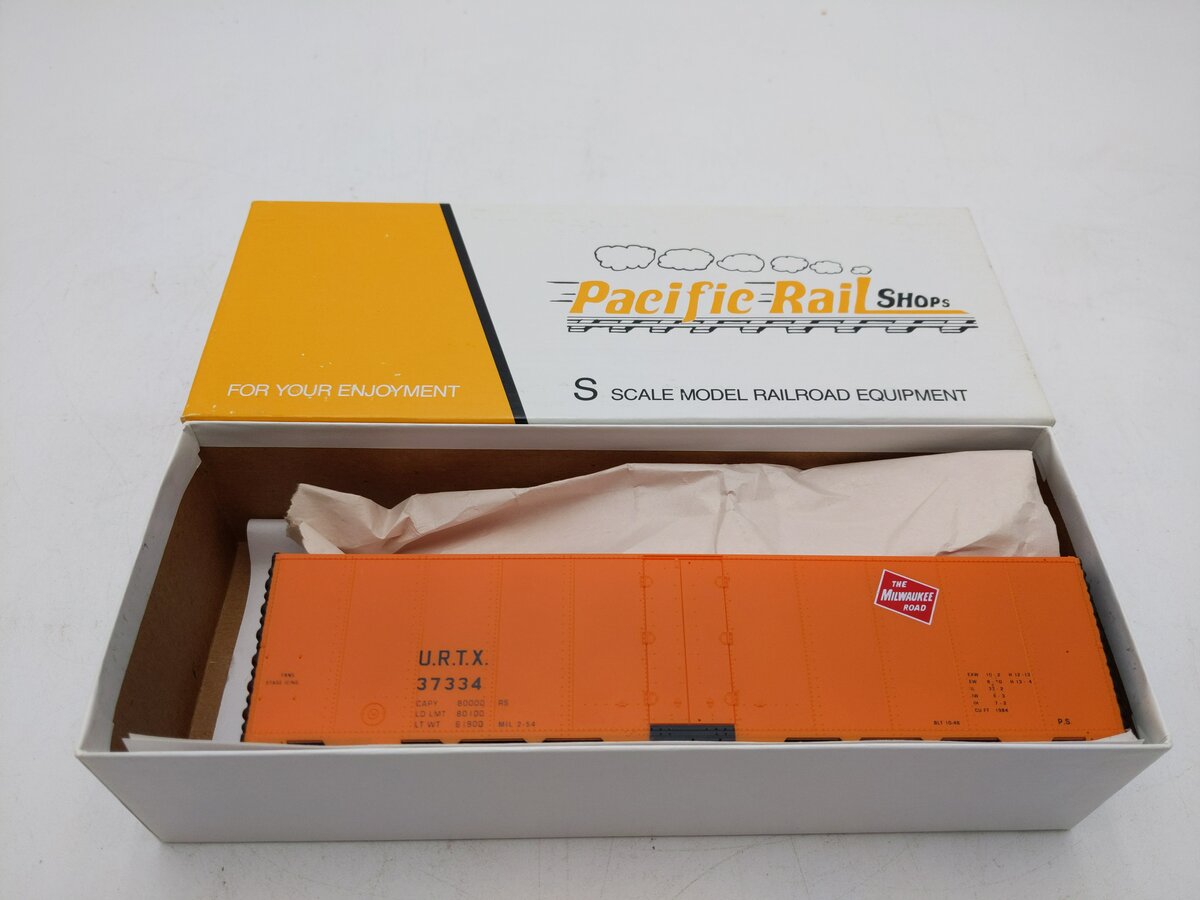 Pacific Rail 2305.1 S Scale Milwaukee Road Steel Ice Reefer Kit #37334 MT/Box