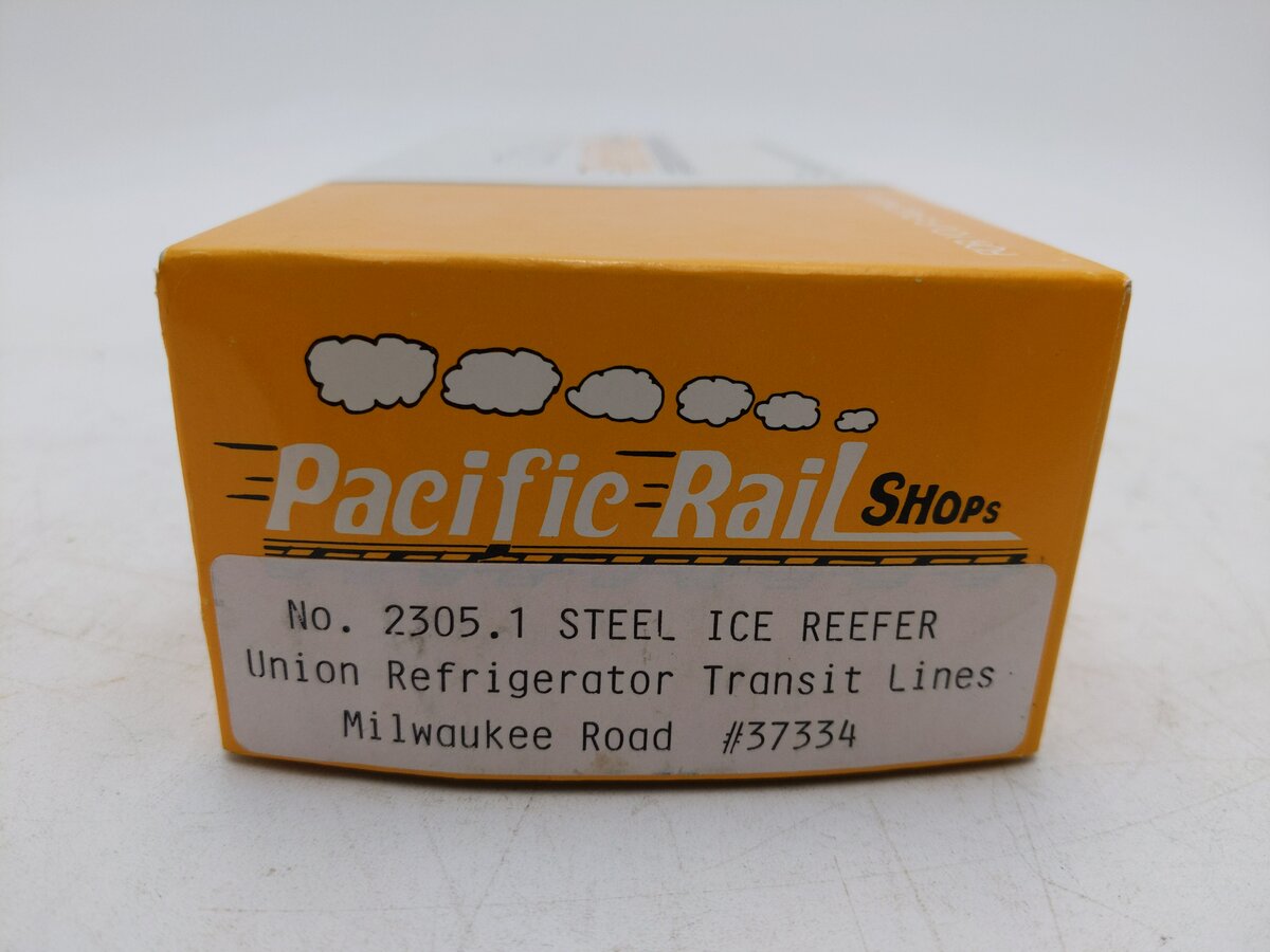 Pacific Rail 2305.1 S Scale Milwaukee Road Steel Ice Reefer Kit #37334 MT/Box