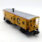 MTH 30-7713 O Gauge Chessie Bay Window Caboose #3027 LN