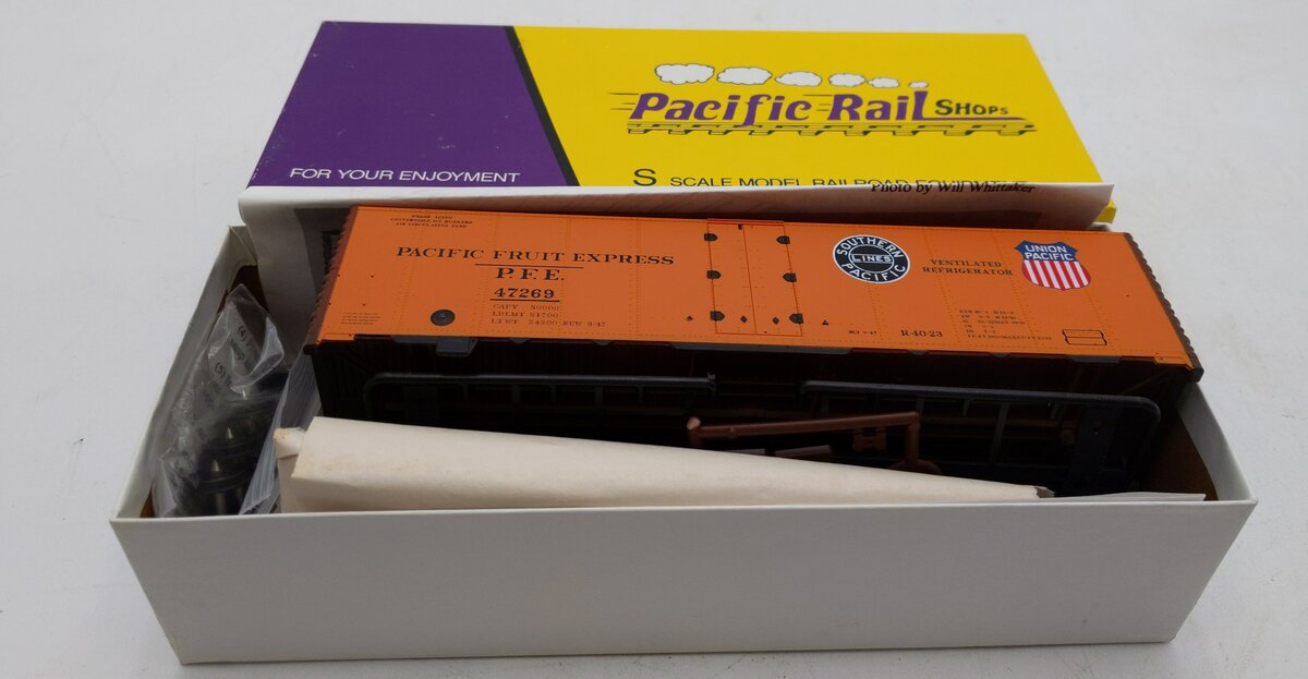 Pacific Rail 2310 S Scale PFE Steel Ice Reefer #45698 MT/Box