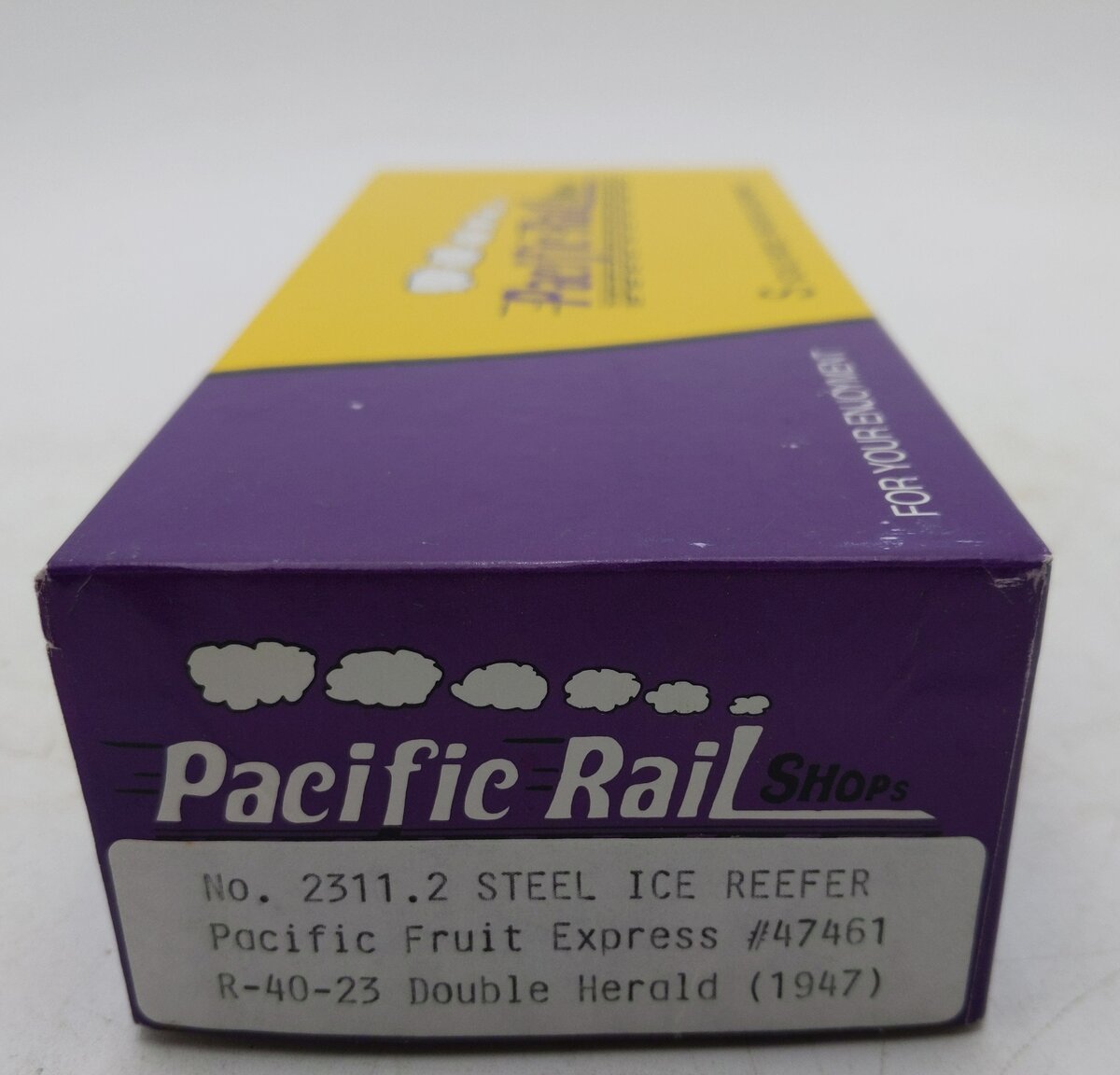 Pacific Rail 2311 S Gauge Steel Ice Refrigerator Kit #47561 MT/Box