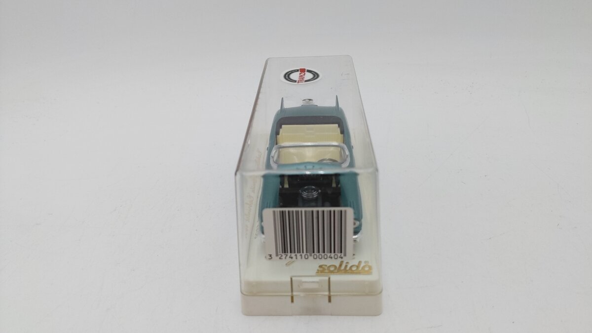 Solido 04500 1:43 Scale Age D'Mint Green Cadillac Biarrila Cabriolet With Case EX/Box